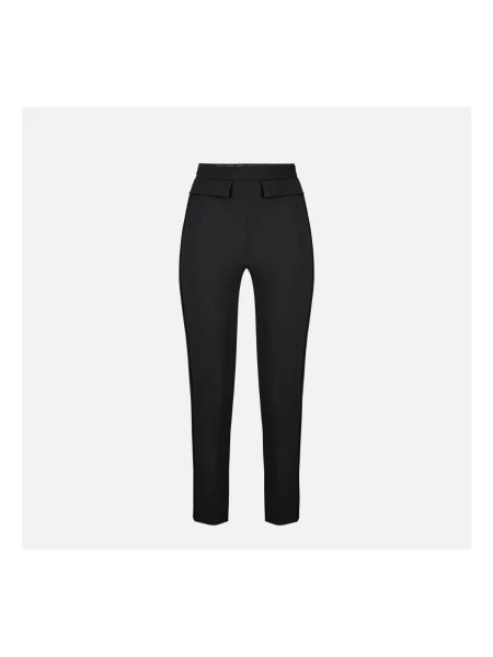 Elisabetta Franchi Pantaloni țigarete negru
