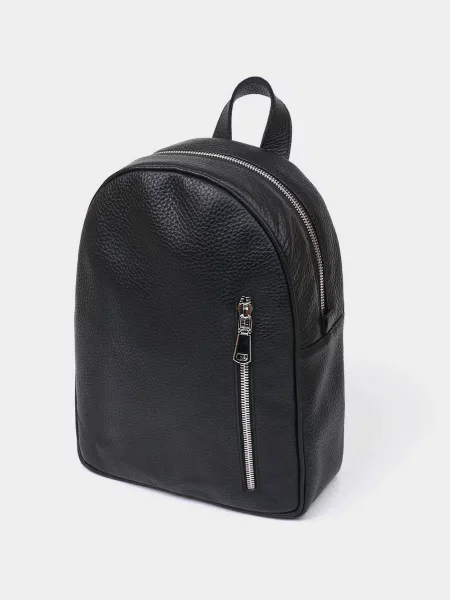 Кожаный рюкзак Shvigel черный
