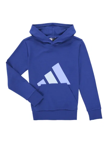 Mikina s kapucňou Adidas modrá