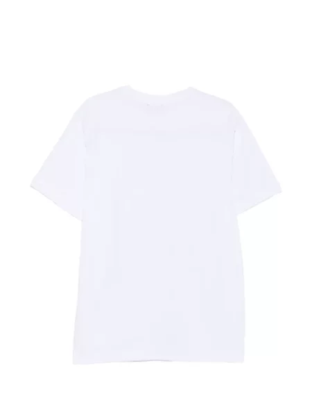 Tricou Hosio cu decolteu rotund alb