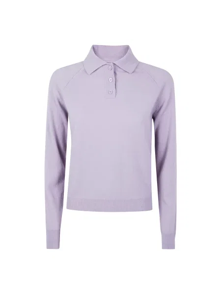 Sweter Maison Margiela wełniany klasyczny fioletowy