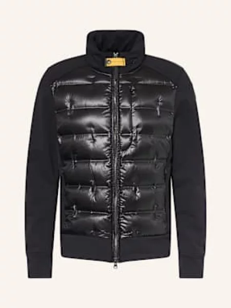 Parajumpers Péřová Bunda Matty Ze Směsi Materiálů černá