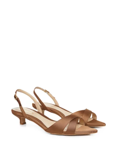 Sandale Ginissima slingback maro