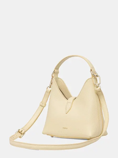 Кожаная сумка хобо Furla