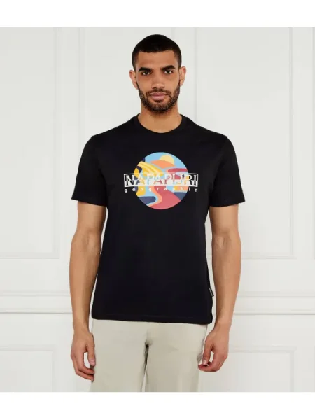 Napapijri Póló S-VALDOR SS | Relaxed fit fekete