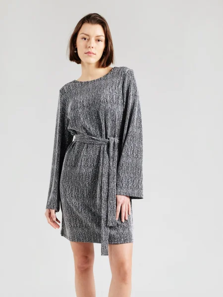 PIECES Rochie PCMAEVE / argintiu negru