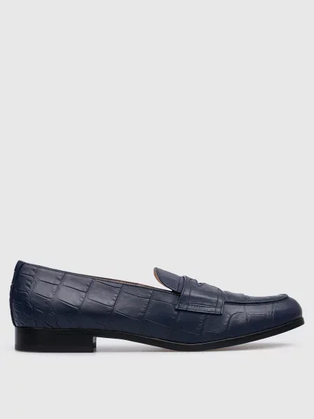 Кожаные лоферы Rodo синие