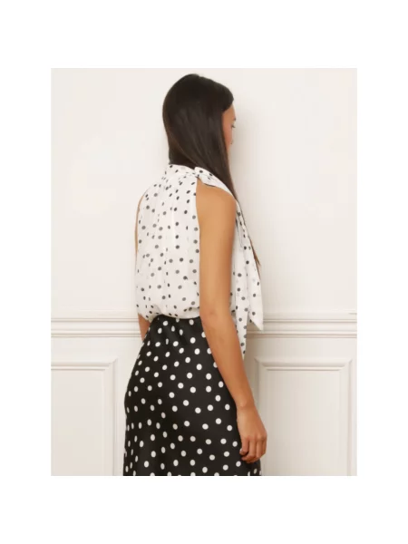 Top La Modeuse alb