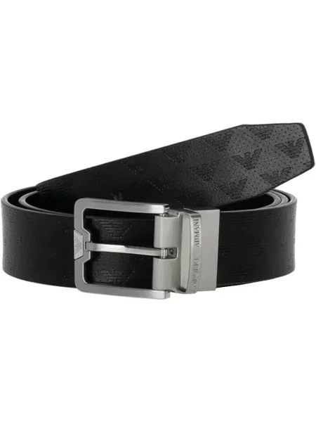 Pasek Emporio Armani czarny