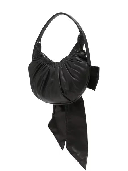 Geanta hobo Dsquared2 cu funde negru