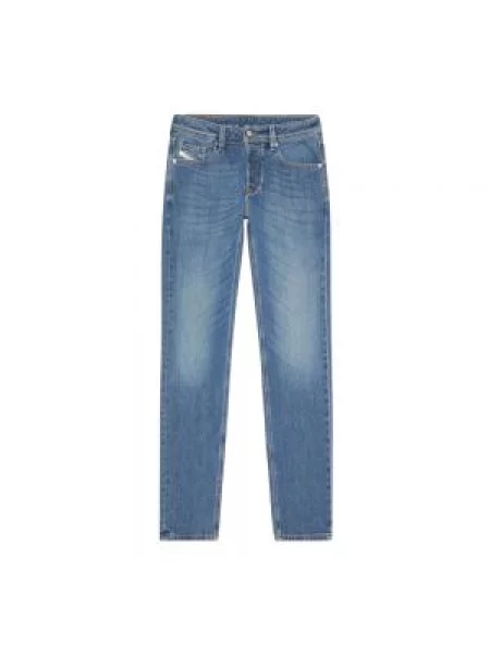 Krótki sweter Diesel zwężany klasyczny biały