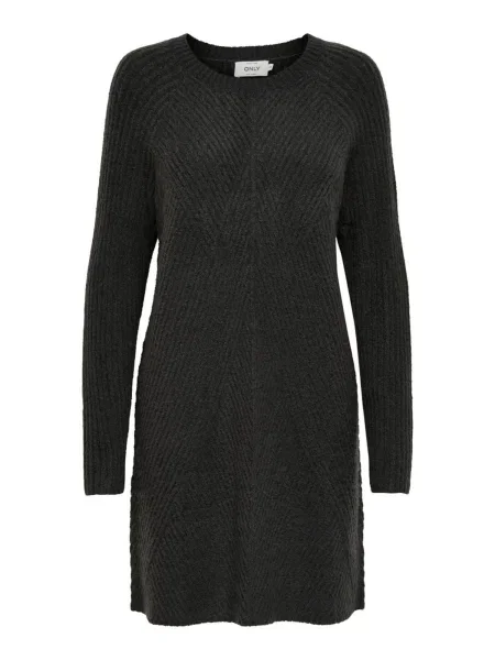 ONLY Pletena obleka ONLCAROL' siva