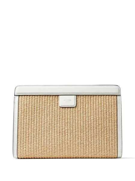 Geantă plic Jimmy Choo cu broderie