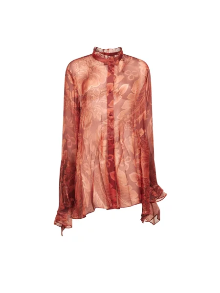 Koszula Etro pomarańczowa