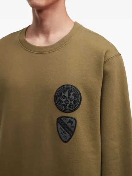 Hanorac crewneck Alpha Industries cu decolteu rotund