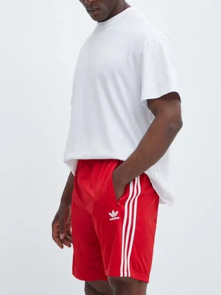 Adidas Originals pantaloni scurți barbati rosu roșu