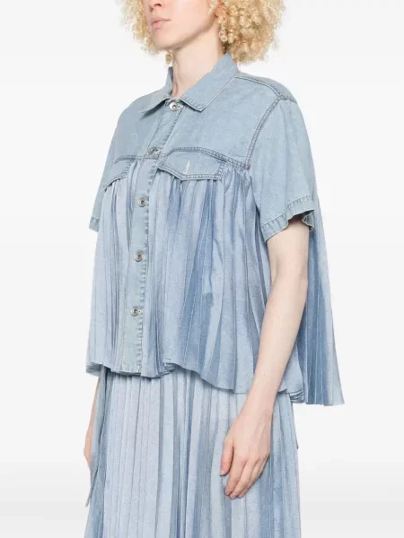 Cămașă de blugi Sacai albastru