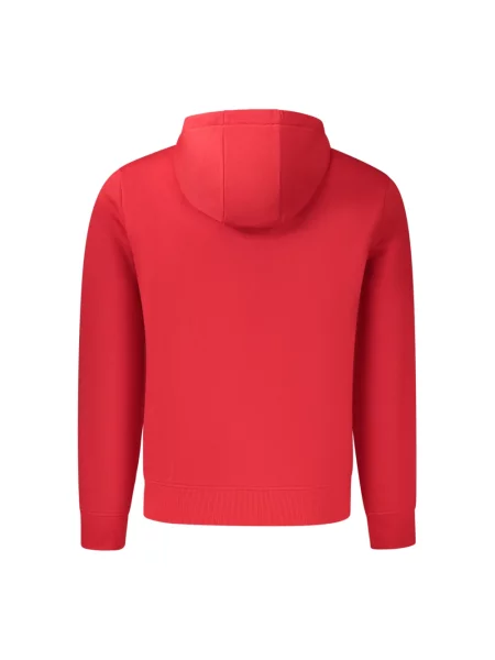 Bluza z kapturem Napapijri z kapturem z długim rękawem czerwona