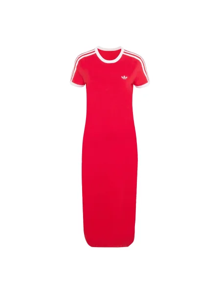 ADIDAS ORIGINALS Rochie 3 STRIPES DRESS roșu alb