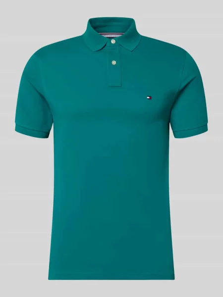 Koszulka polo o kroju regular fit z mieszanki bawełny Tommy Hilfiger
