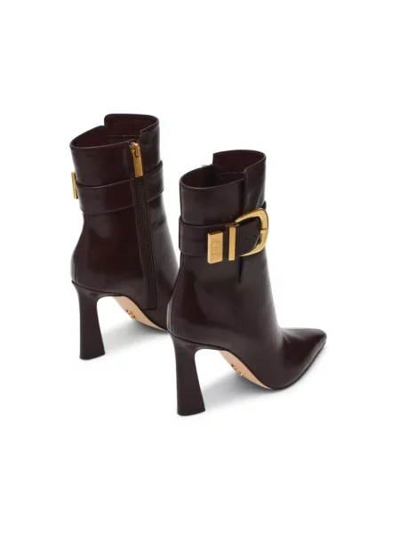 Botki Steve Madden skórzane brązowe