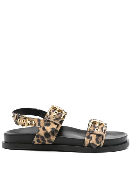 Sandale Agl cu imagine cu model leopard maro