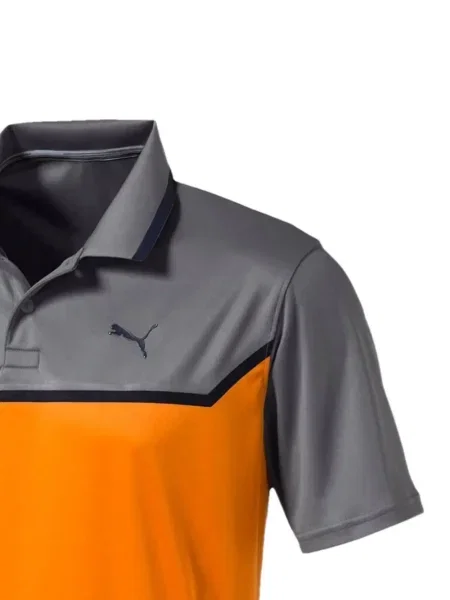Tricou polo Puma portocaliu