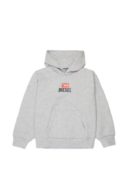 Bluza z kapturem dziecięca Diesel szara