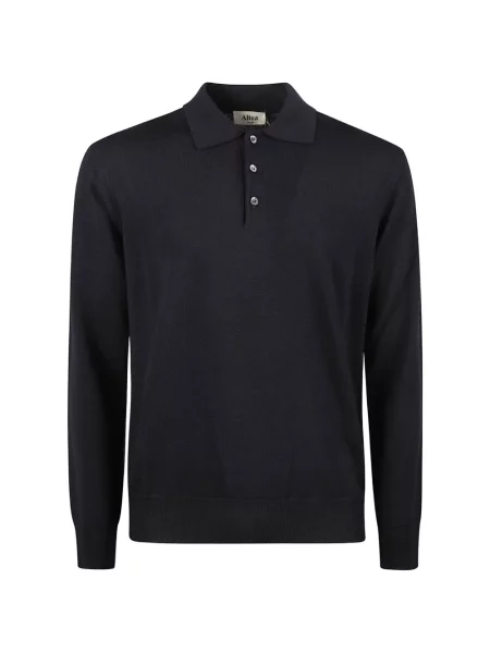Tricou polo Altea tricotate albastru