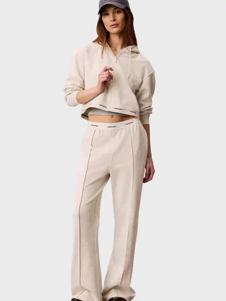 Махрове худі Calvin Klein Jeans сіре