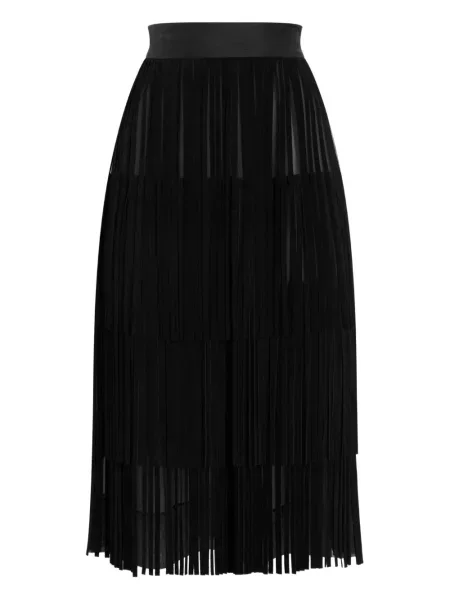 Fustă Dolce & Gabbana din organza negru