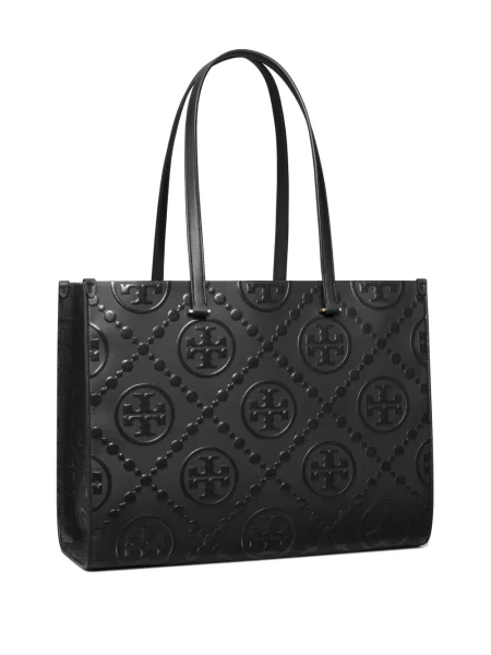 Geantă shopper Tory Burch negru