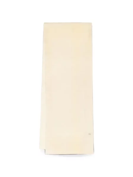 Fular Paul & Shark tricotate cu autograf alb