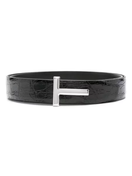 Curea Tom Ford din piele negru