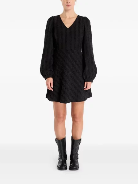 Rochie mini Samsøe Samsøe negru