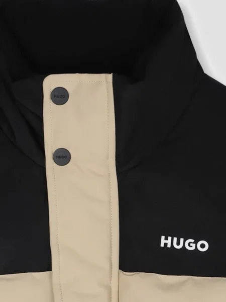 Дитячий Утеплений жилет HUGO Kids чорний