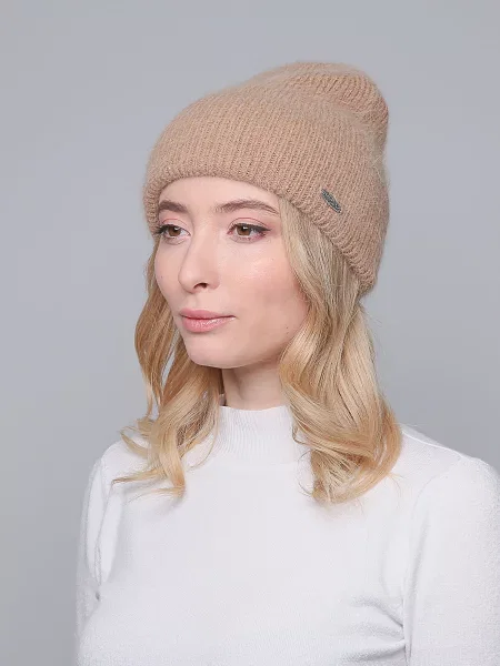 LuckyLOOK Шапка Комбінований верх бежевий