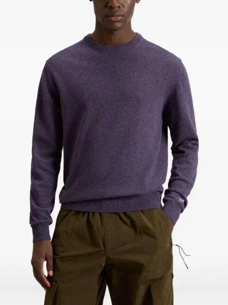Pulover Woolrich cu decolteu rotund violet