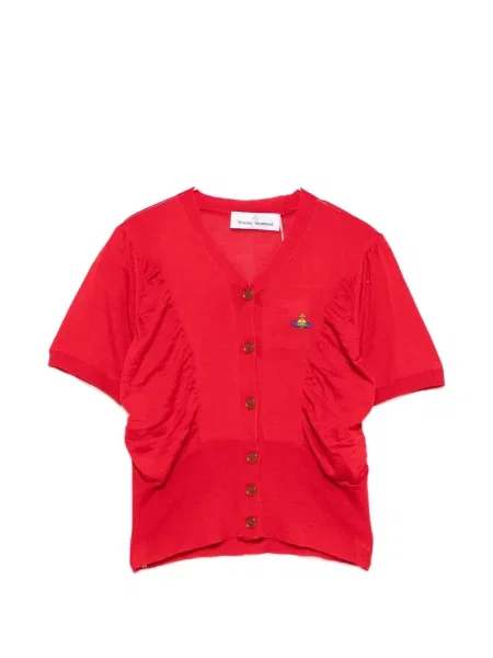 Kardigan Vivienne Westwood s volanima crvena