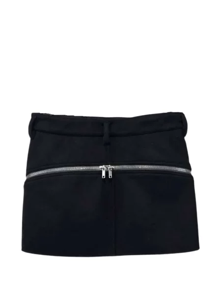 Fustă din denim Rick Owens negru