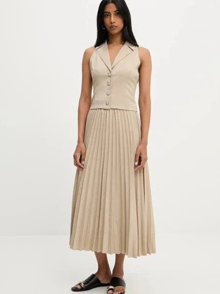 Елек и пола Answear Lab бежово