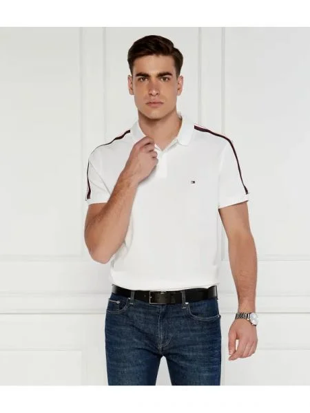 Tommy Hilfiger Polo SHADOW GS REG | stretch alb