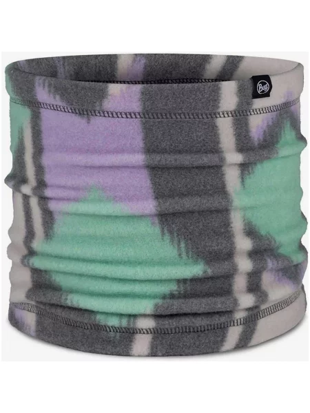 Komin Buff Polar Prints zielony liliowy szary