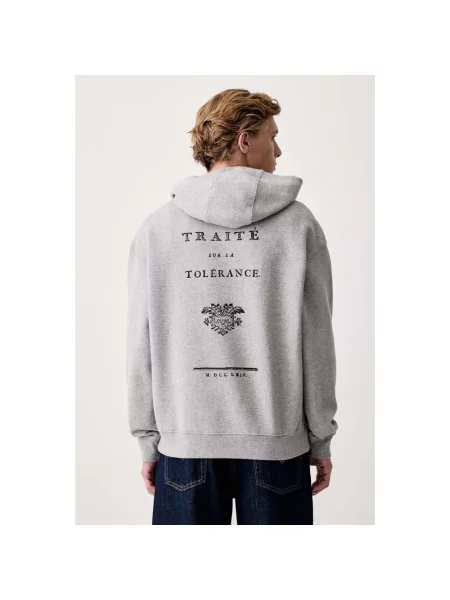 Bluza z kapturem Zadig & Voltaire z kapturem szara