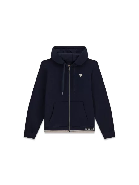 GUESS Hanorac bleumarin gri