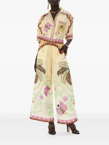 Spodnie Camilla w abstrakcyjne wzory