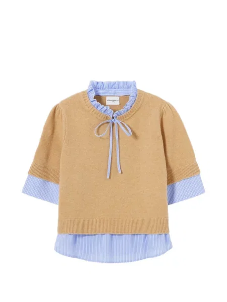 Pulover Claudie Pierlot de lână cu dungi