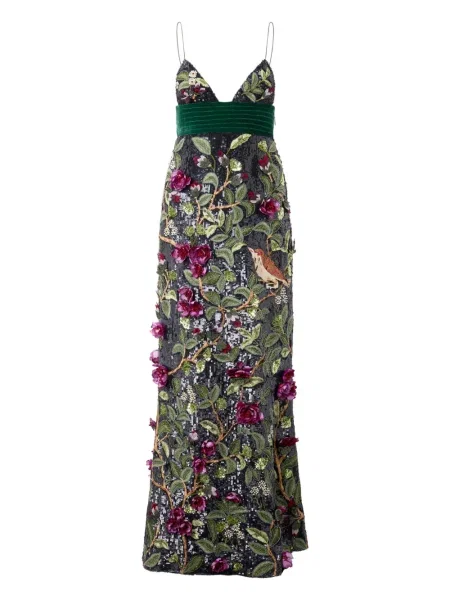 Rochie maxi Roberto Cavalli de costum negru