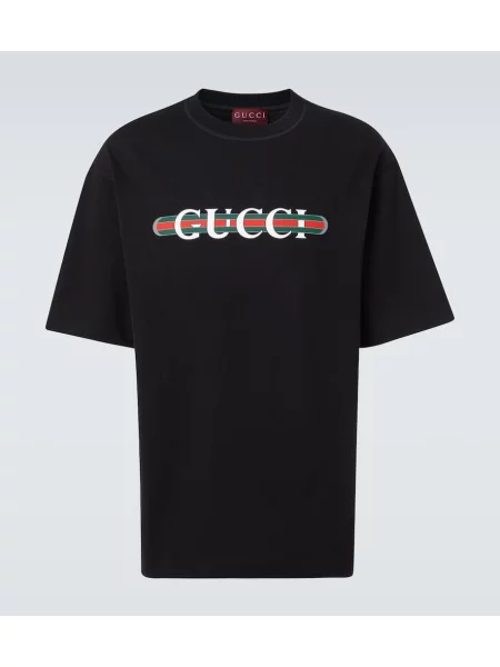 Jersey majica Gucci z avtogramom črna