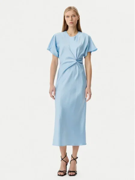 Rinascimento Rochie cocktail celest albastru